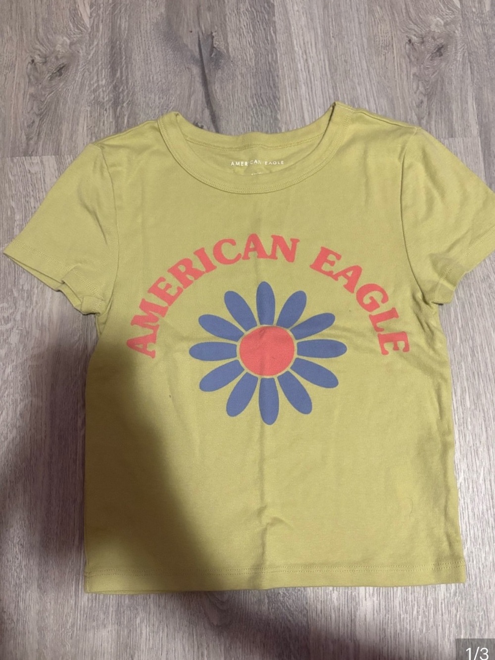 3 for $14 American Eagle Outfitters Yellow/green shirt size small